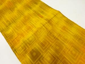 枡模様織出し全通袋帯